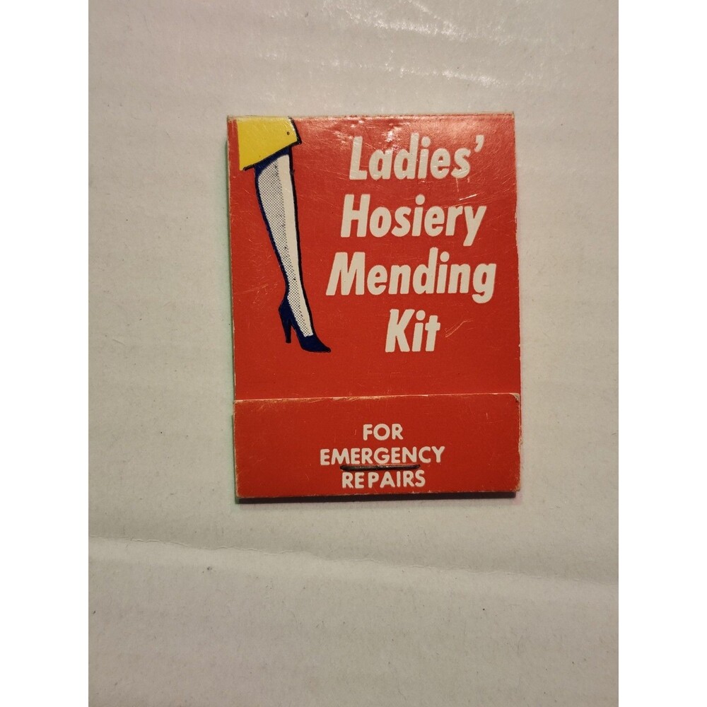 Vintage Wonder Bread Hosiery Mending Kit 1958 Stocking Run Repair Advertising